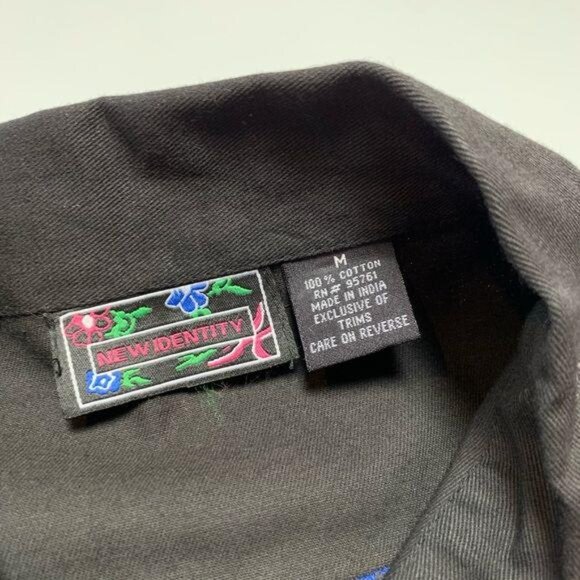 Funky Fabulous Ribbons & Patches Button Up Top - Picture 8 of 8